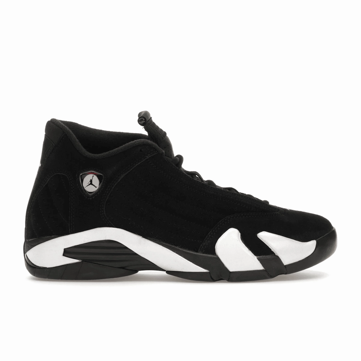 Air Jordan 14 Retro Black White Jordan 14 sleek athletic sneakers