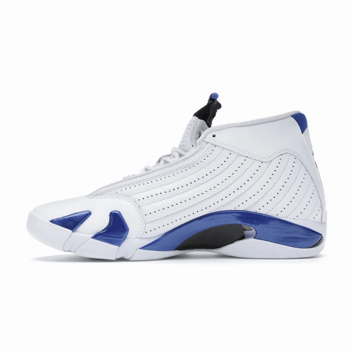 Air Jordan 14 Retro White Hyper Royal Streamlined street footwear