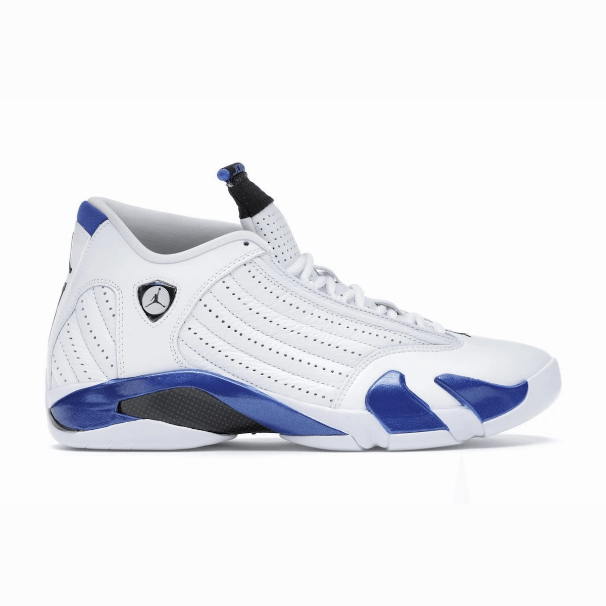Air Jordan 14 Retro White Hyper Royal Jordan 14 sleek athletic sneakers