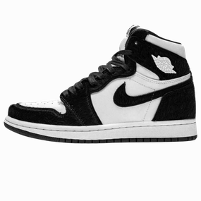 Air Jordan 1 Black White Womens Air Jordan 1 High classic sneakers with premium finish