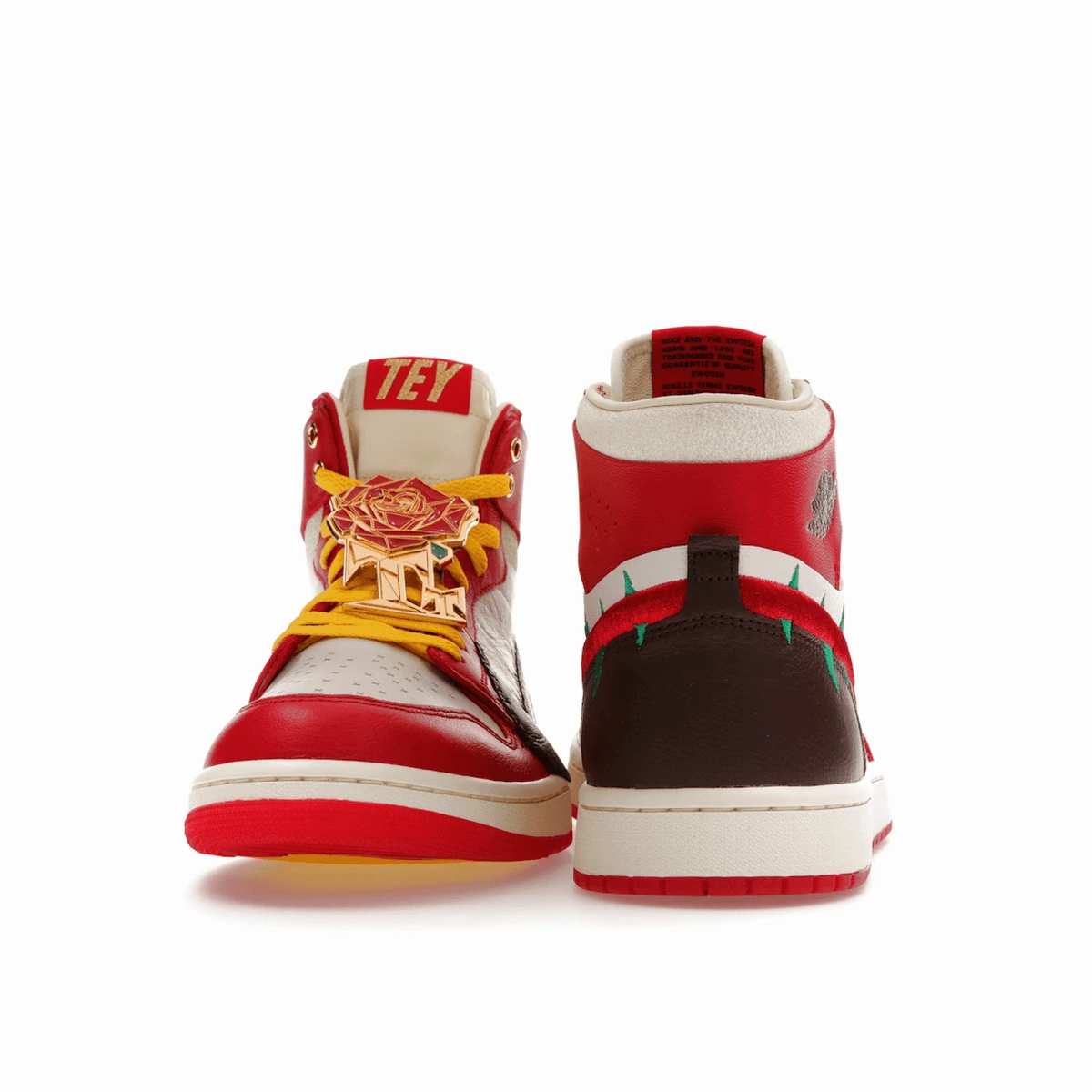 Air Jordan 1 High Zoom Air CMFT 2 Teyana Taylor A Rose From Harlem High-cut throwback trainers