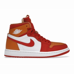 Air Jordan 1 High Zoom Air CMFT Fire Red Hot Curry Air Jordan 1 High OG basketball sneakers