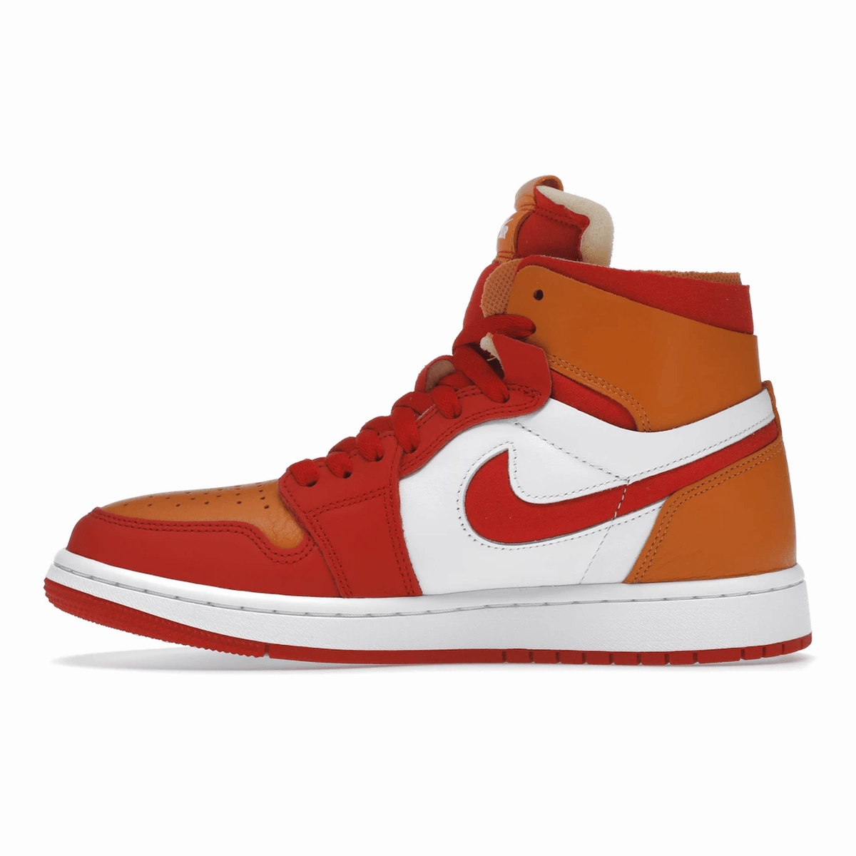 Air Jordan 1 High Zoom Air CMFT Fire Red Hot Curry High-cut throwback trainers