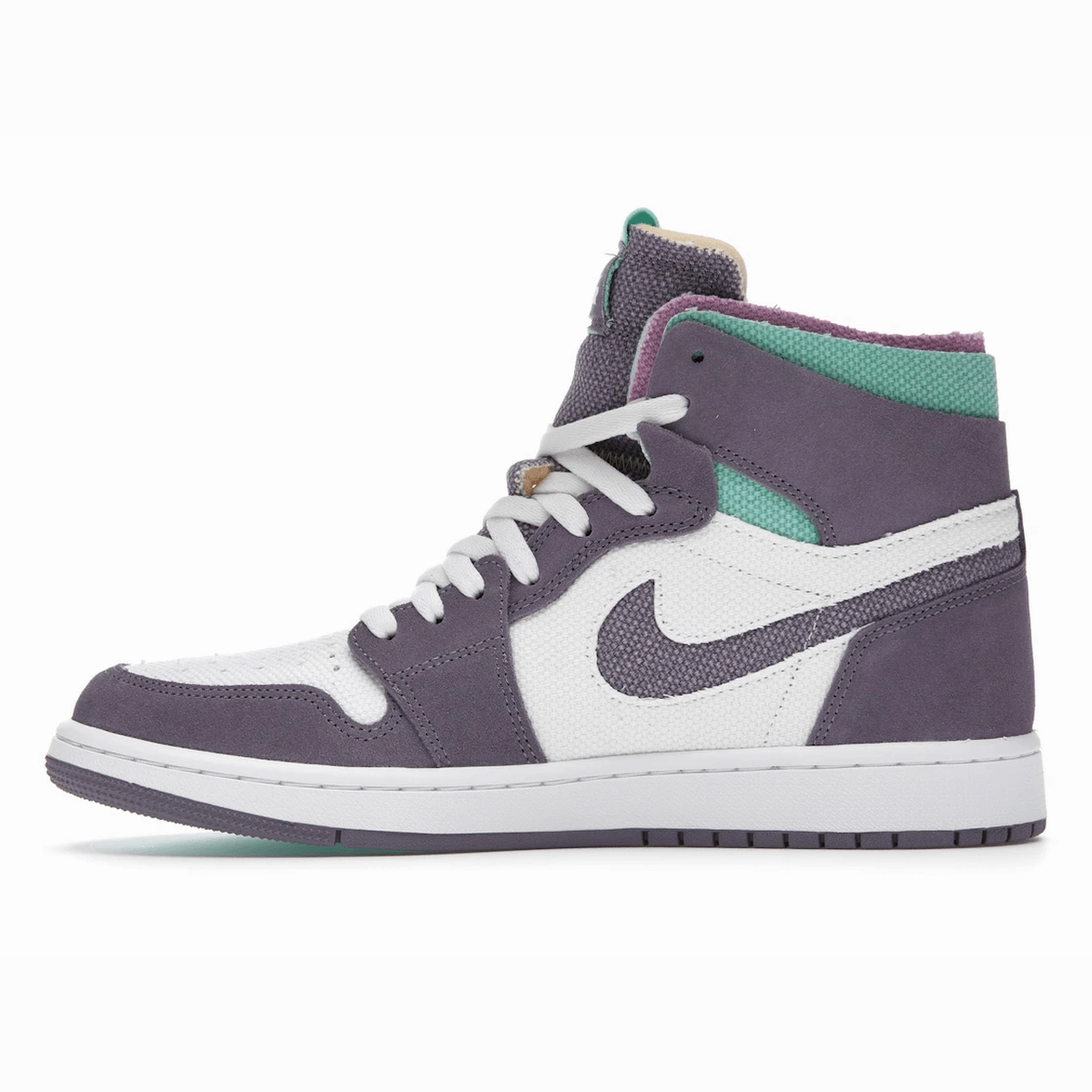 Air Jordan 1 High Zoom Air CMFT White Daybreak Tropical Twist High-cut throwback trainers