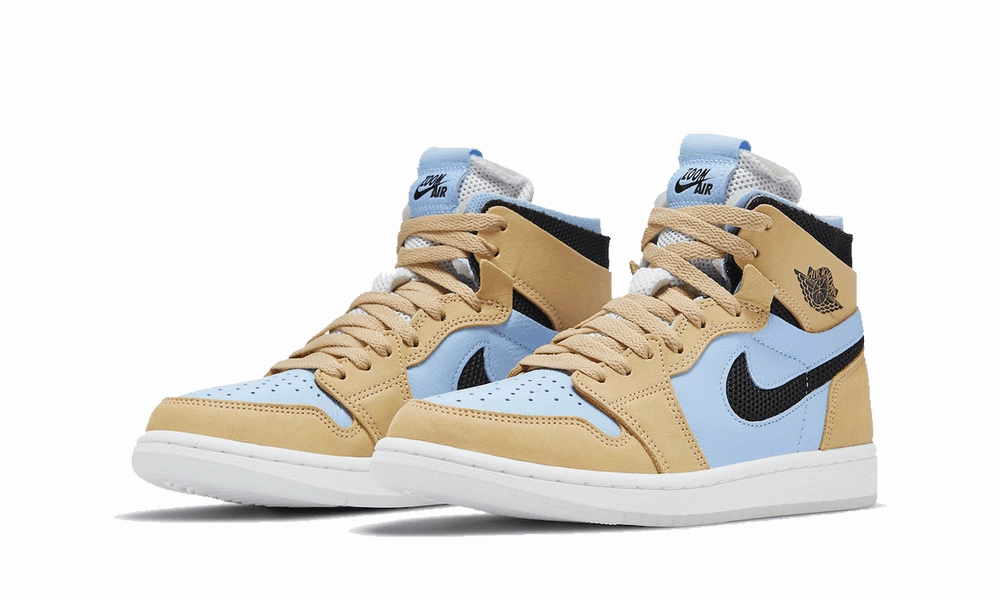 Air Jordan 1 High Zoom CMFT Psychic Blue High-cut throwback trainers