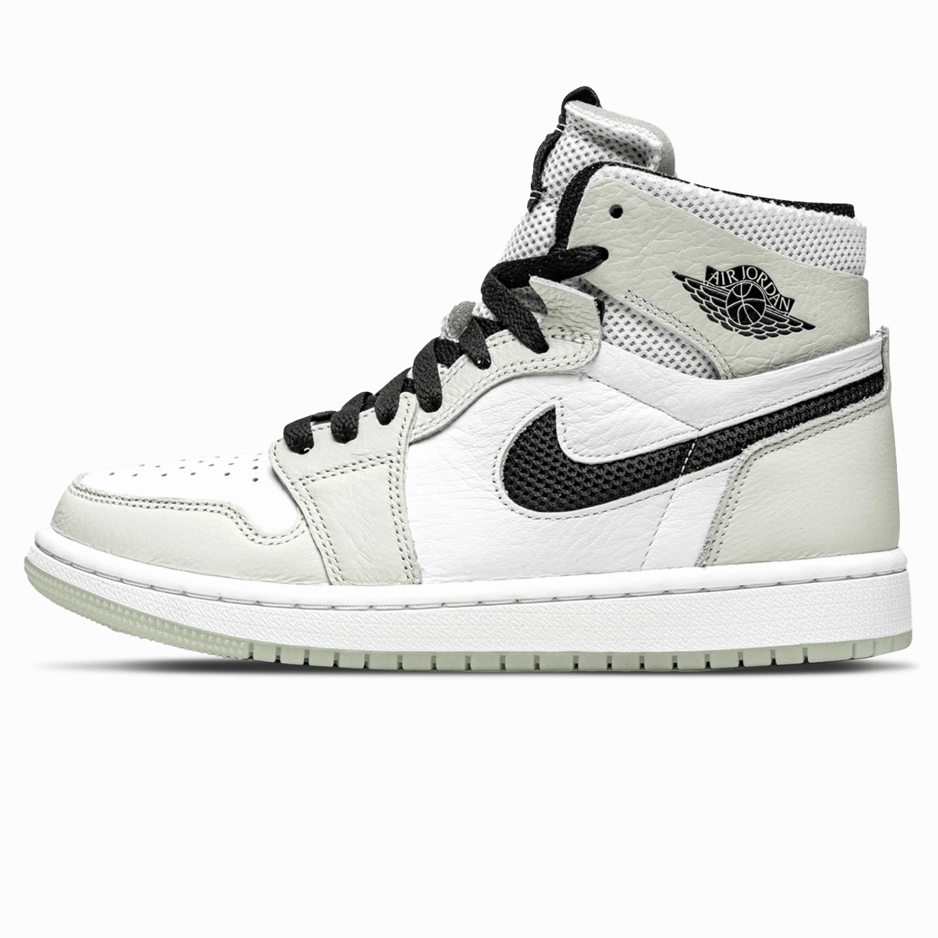Air Jordan 1 High Zoom Comfort Wmns 'Light Bone' Air Jordan 1 High classic sneakers with premium finish