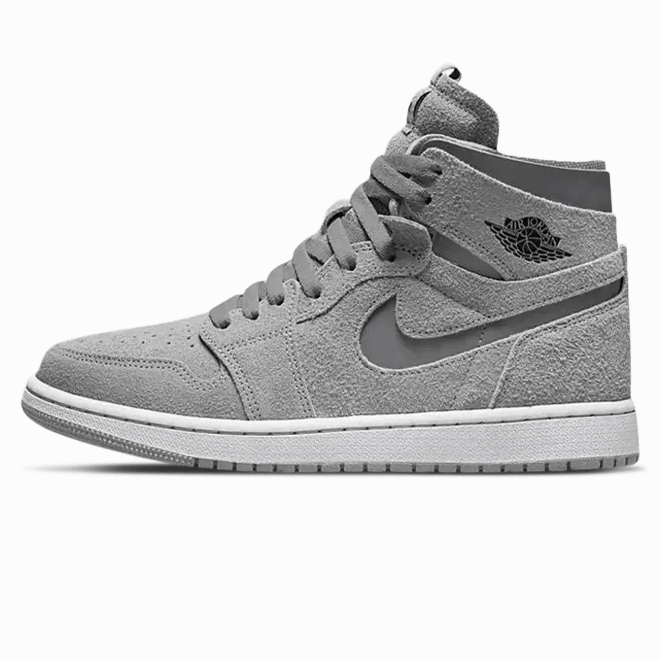 Air Jordan 1 High Zoom Comfort Wmns 'Medium Grey' Air Jordan 1 High classic sneakers with premium finish