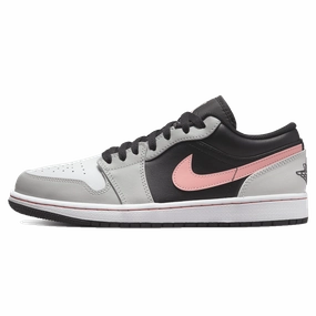 Air Jordan 1 Low 'Black Grey Pink' Air Jordan 1 Low sneakers perfect for casual outfits