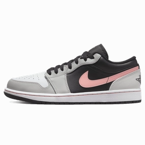 Air Jordan 1 Low 'Black Grey Pink' Air Jordan 1 timeless sneakers for Jordan fans