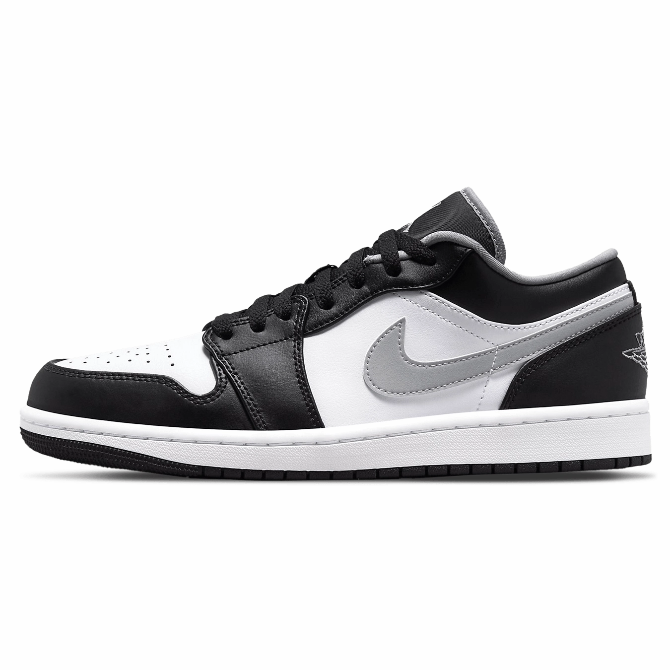 Air Jordan 1 Low 'Black Medium Grey' Air Jordan 1 Low sneakers perfect for casual outfits