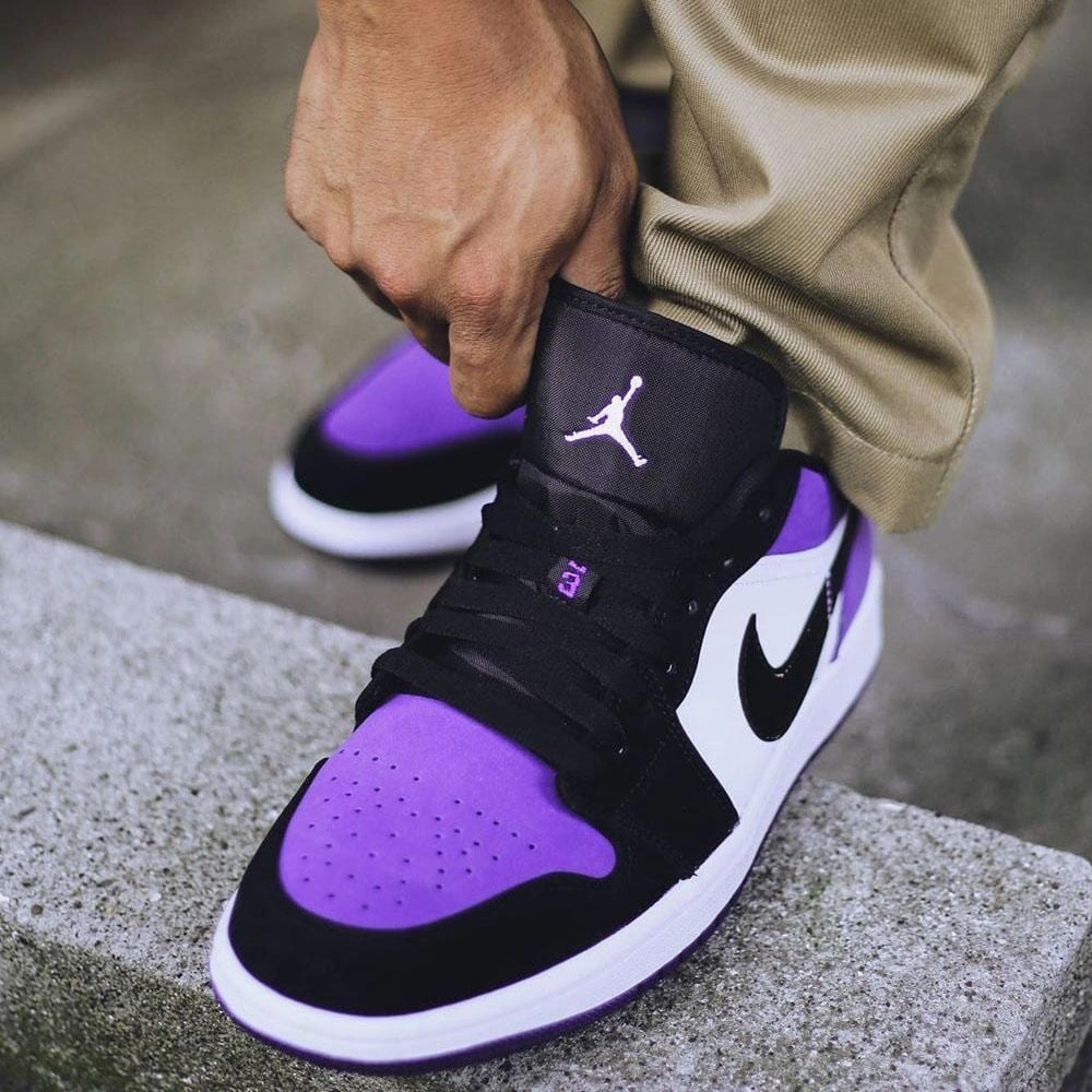 Air Jordan 1 Low 'Court Purple' 2019 Air Jordan 1 Low lifestyle shoes