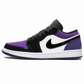 Air Jordan 1 Low 'Court Purple' 2019 Air Jordan 1 Low sneakers perfect for casual outfits