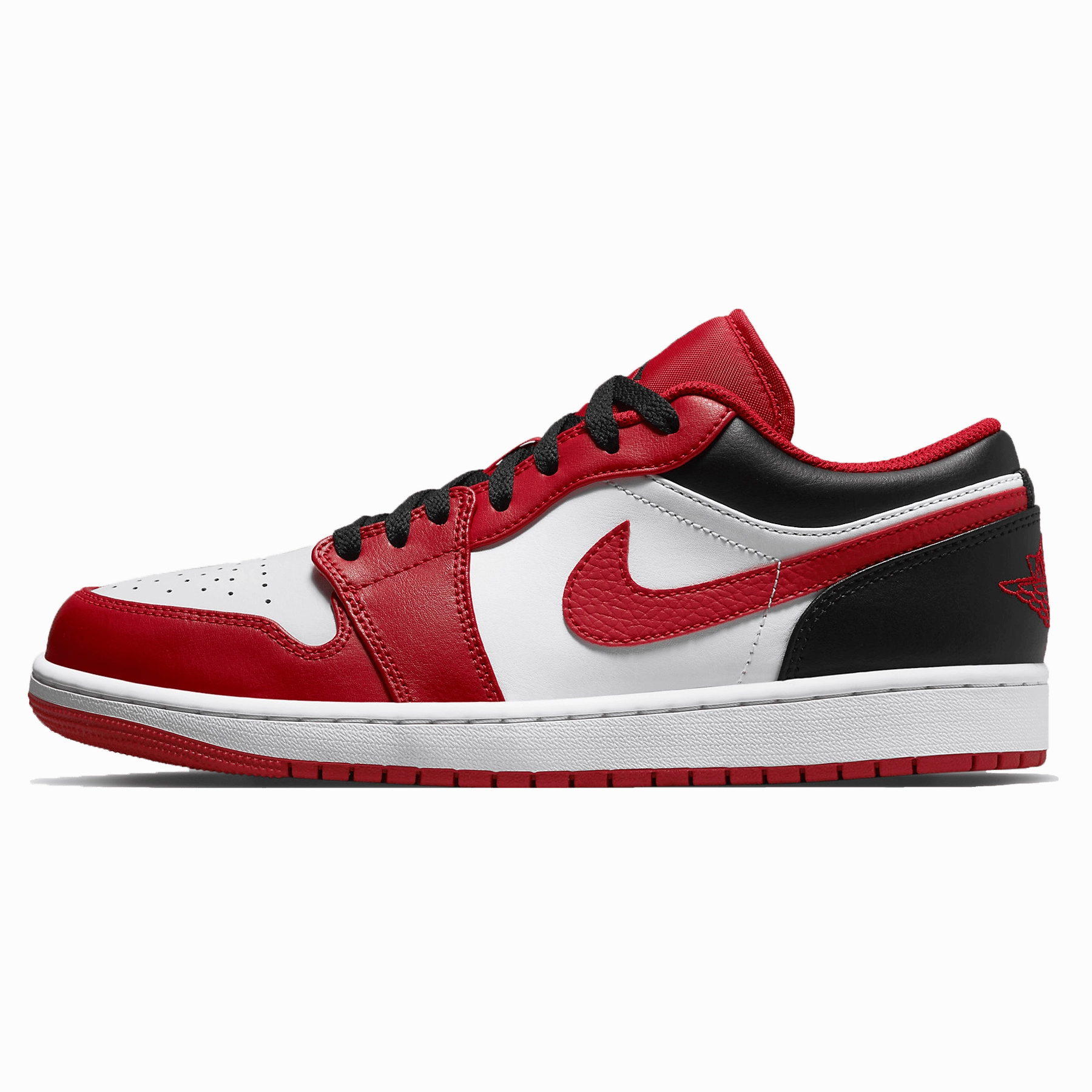 Air Jordan 1 Low 'Reverse Black Toe' Air Jordan 1 Low sneakers perfect for casual outfits