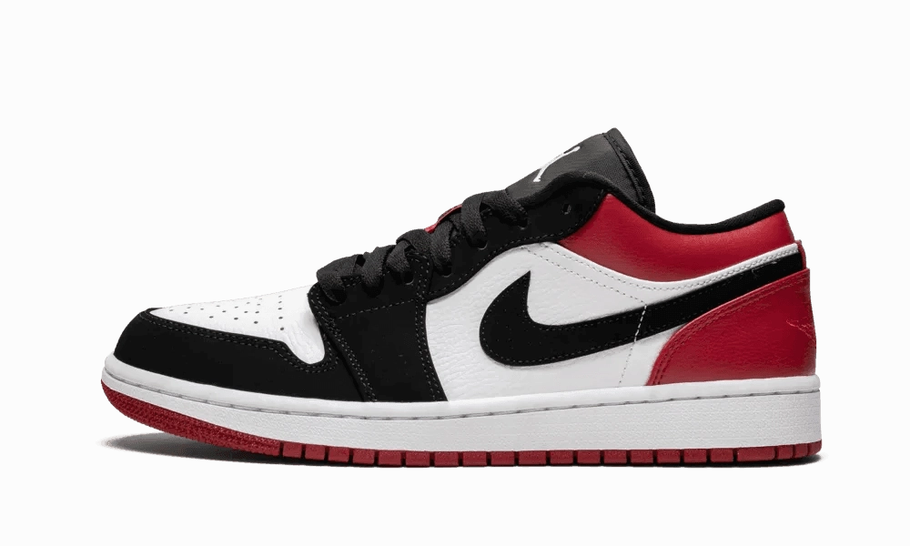 Air Jordan 1 Low Black Toe Air Jordan 1 Low shoes with sleek lifestyle appeal