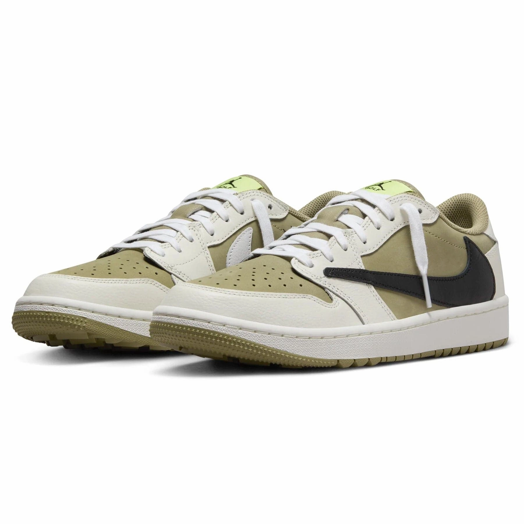 Air Jordan 1 Low Golf x Travis Scott 'Neutral Olive' Air Jordan 1 Low lifestyle shoes