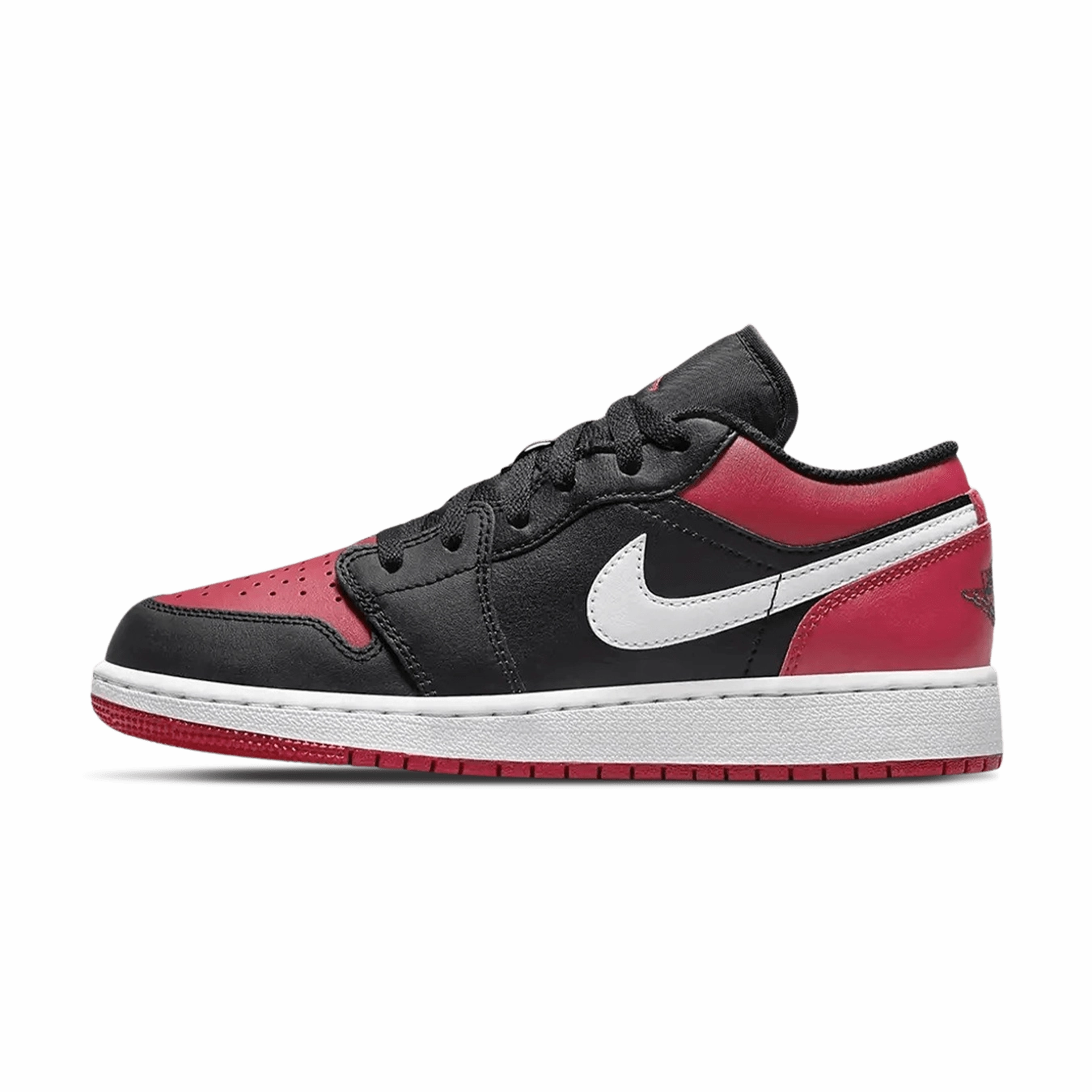Air Jordan 1 Low GS 'Alternate Bred Toe' Air Jordan 1 Low sneakers perfect for casual outfits