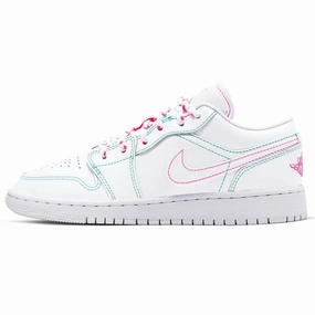 Air Jordan 1 Low GS 'Aurora Green' Air Jordan 1 Low sneakers perfect for casual outfits