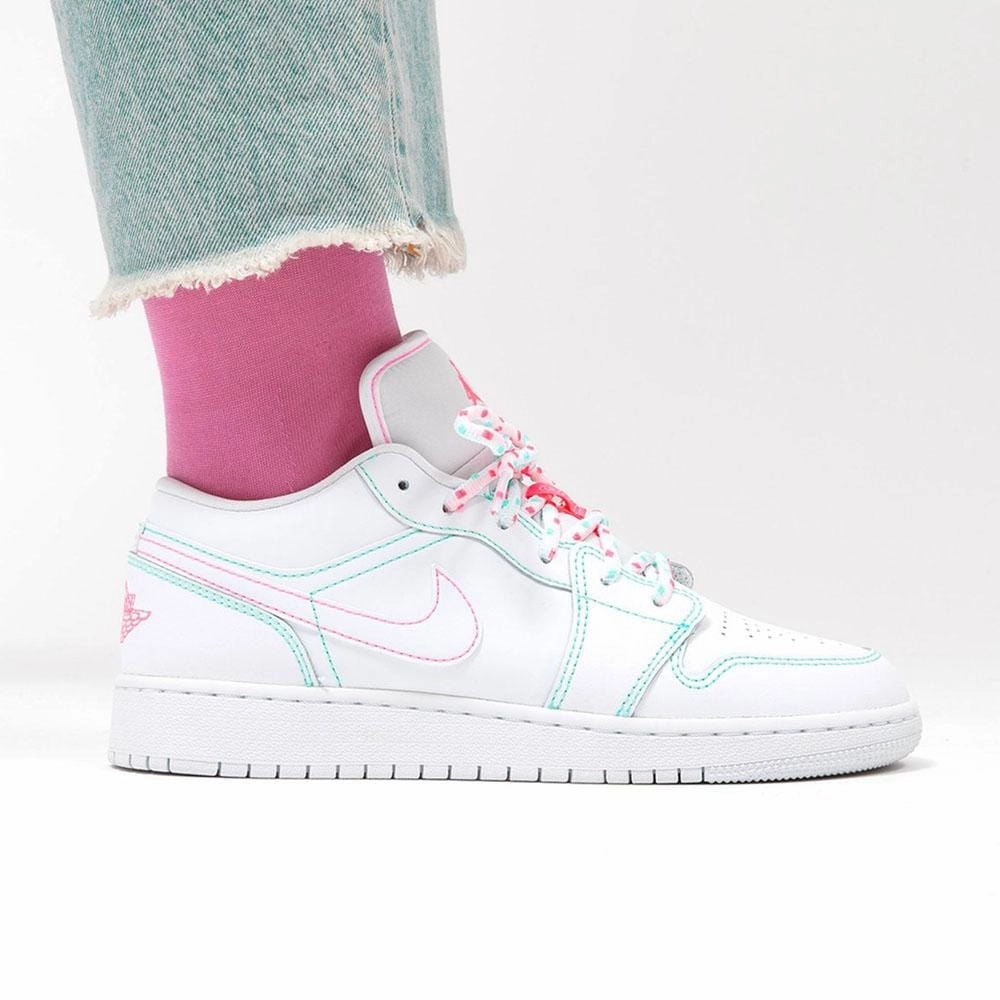 Air Jordan 1 Low GS 'Aurora Green' Air Jordan 1 Low lifestyle shoes