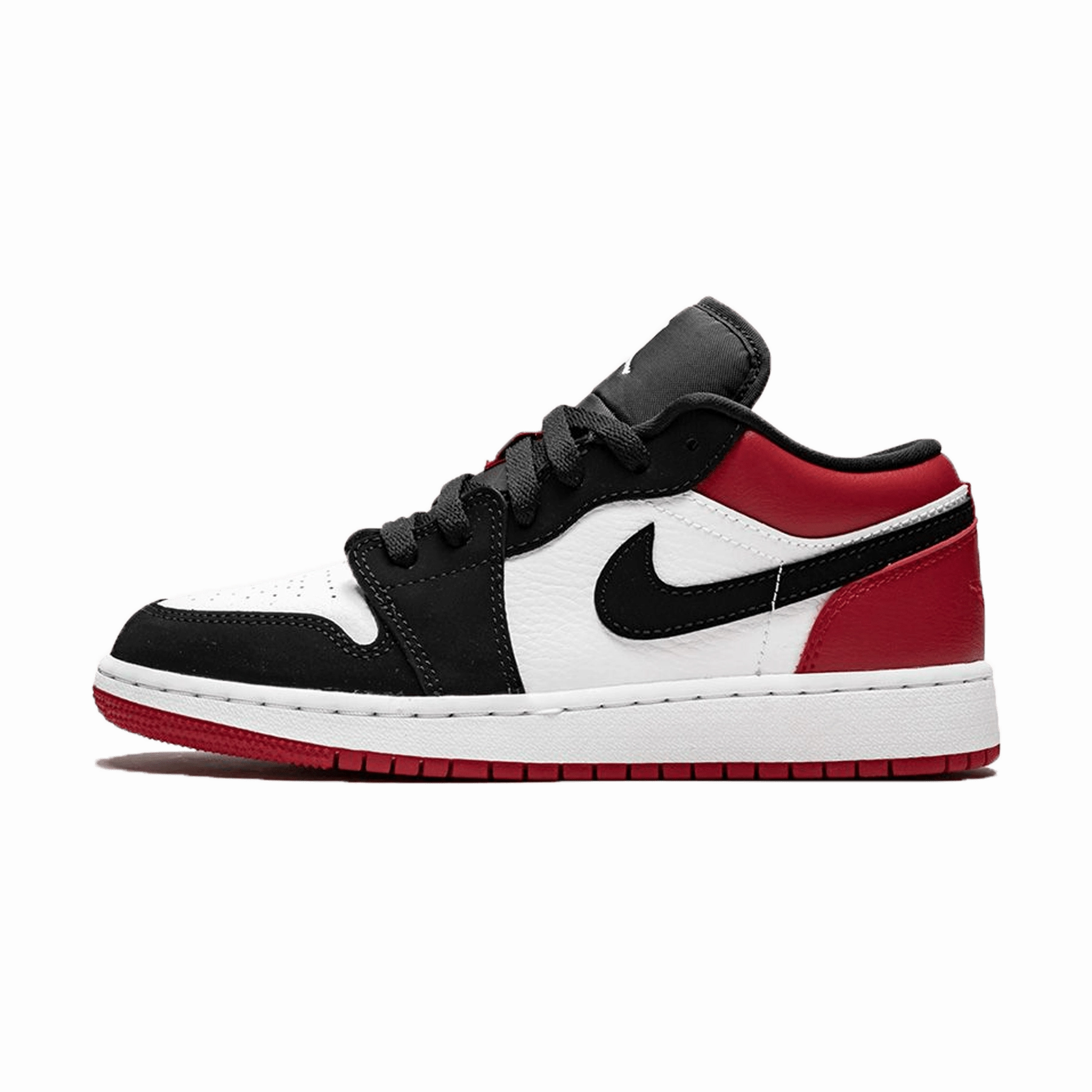Air Jordan 1 Low GS 'Black Toe' Air Jordan 1 Low sneakers perfect for casual outfits