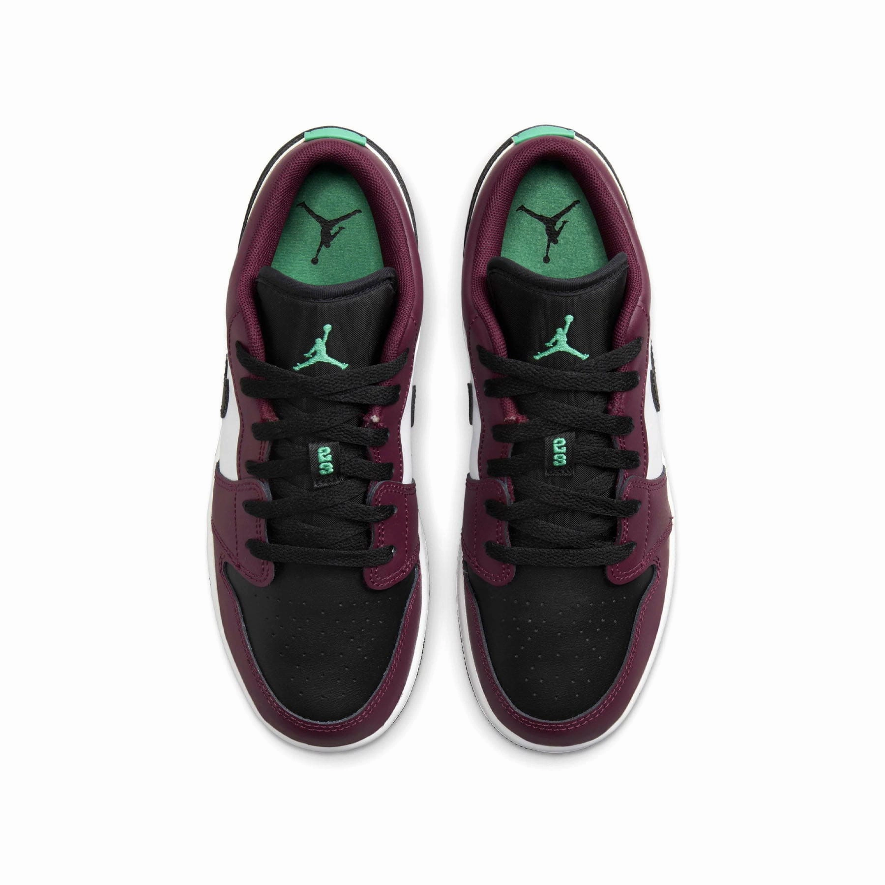 Air Jordan 1 Low GS 'Dark Beetroot Roma Green' Air Jordan 1 Low lifestyle shoes