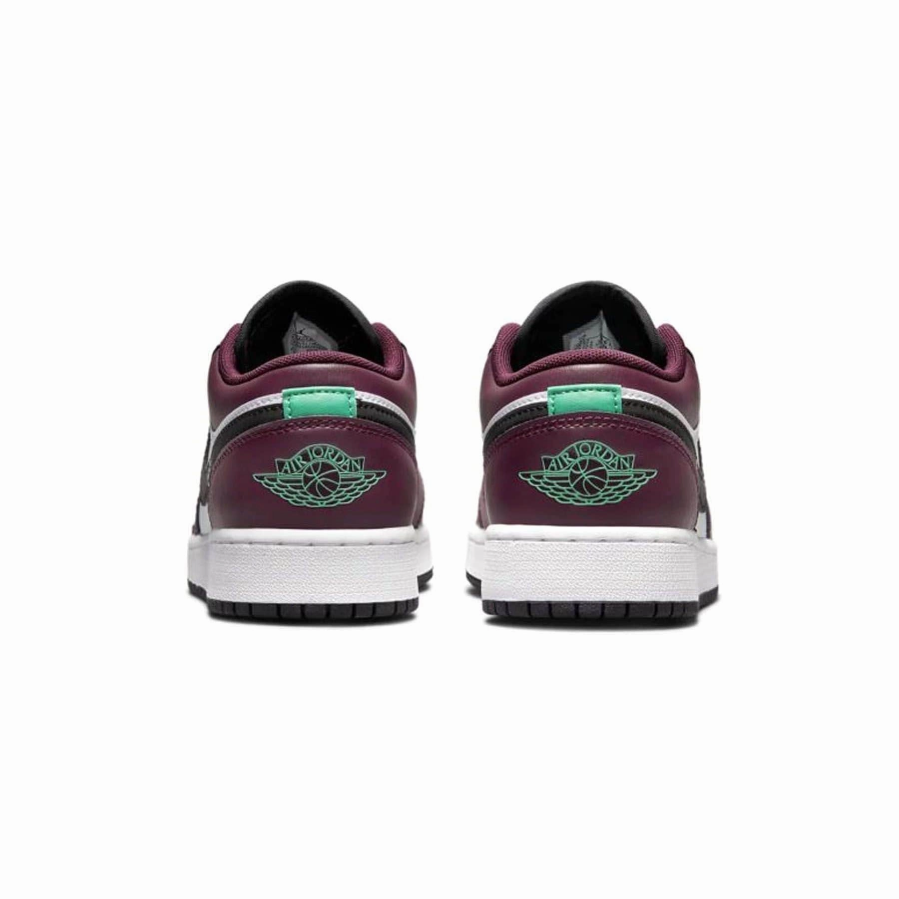 Air Jordan 1 Low GS 'Dark Beetroot Roma Green' Air Jordan 1 Low lifestyle shoes