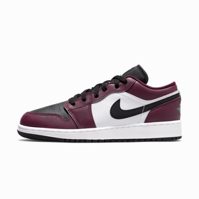 Air Jordan 1 Low GS 'Dark Beetroot Roma Green' Air Jordan 1 Low sneakers perfect for casual outfits