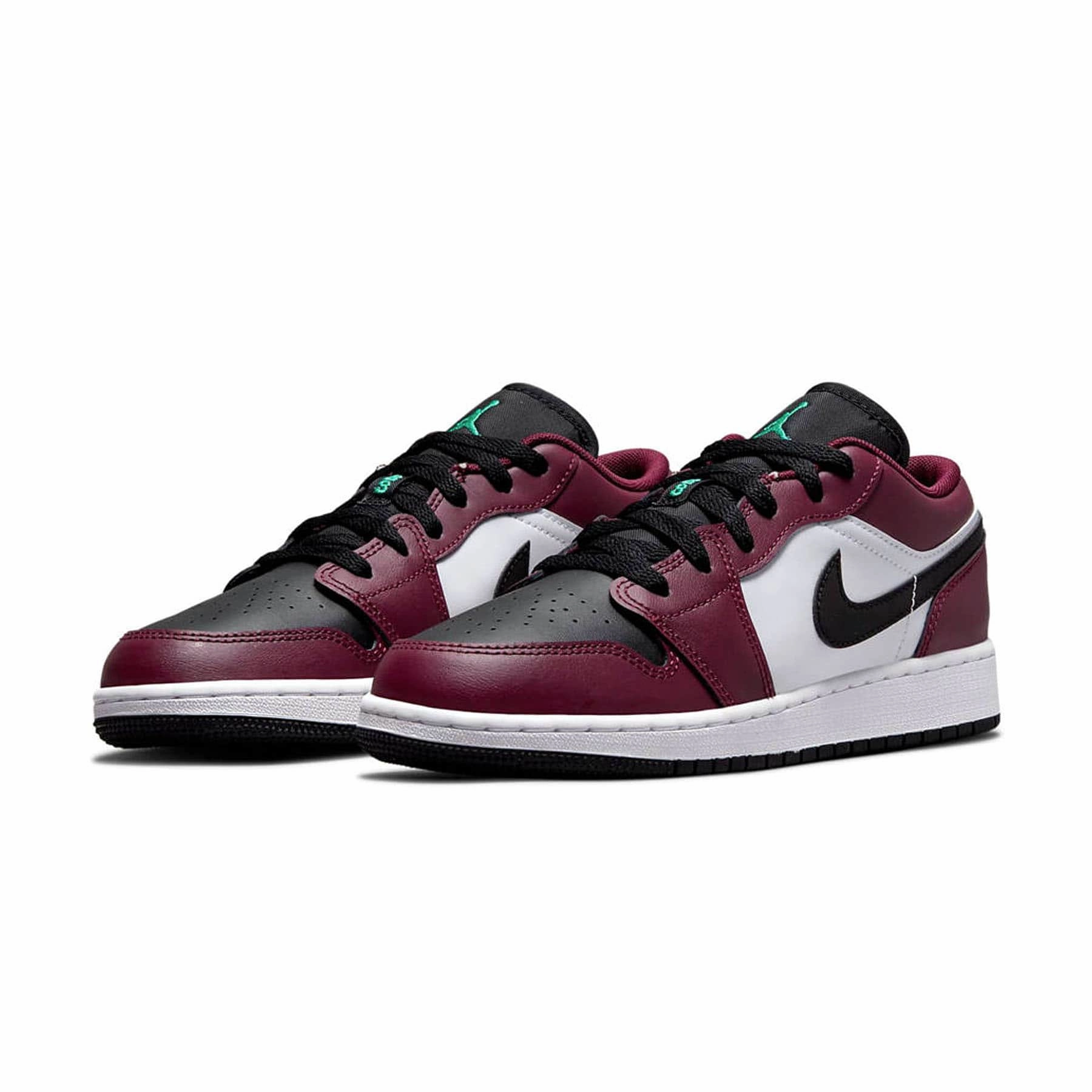 Air Jordan 1 Low GS 'Dark Beetroot Roma Green' Air Jordan 1 Low lifestyle shoes