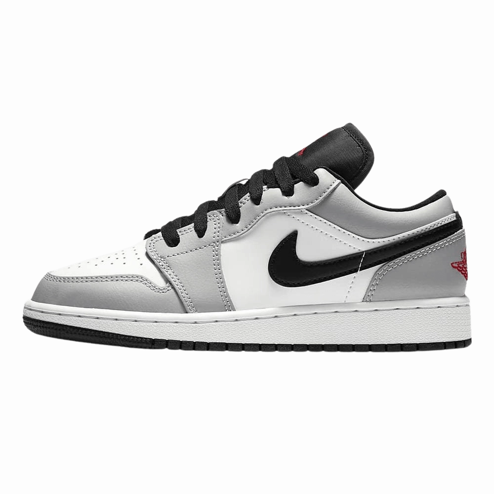Air Jordan 1 Low GS 'Light Smoke Grey' Air Jordan 1 Low sneakers perfect for casual outfits
