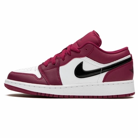 Air Jordan 1 Low GS 'Noble Red' Air Jordan 1 Low sneakers perfect for casual outfits