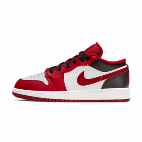 Air Jordan 1 Low GS 'Reverse Black Toe' Air Jordan 1 Low sneakers perfect for casual outfits