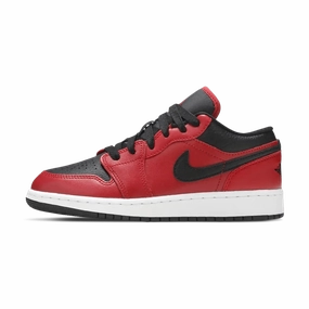 Air Jordan 1 Low GS 'Reverse Bred' Air Jordan 1 Low sneakers perfect for casual outfits