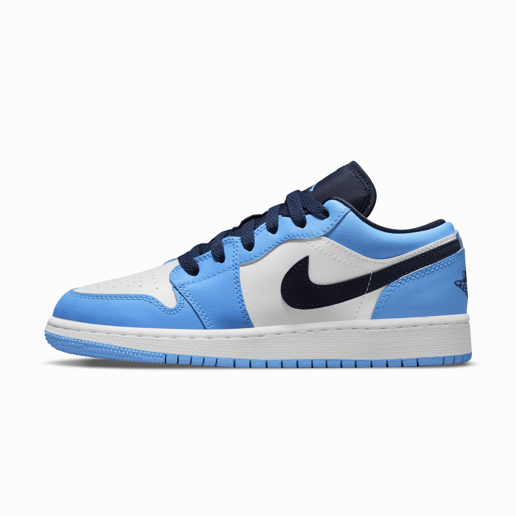 Air Jordan 1 Low GS 'UNC' Air Jordan 1 timeless sneakers for Jordan fans