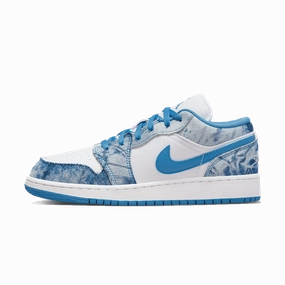 Air Jordan 1 Low GS 'Washed Denim' Air Jordan 1 timeless sneakers for Jordan fans