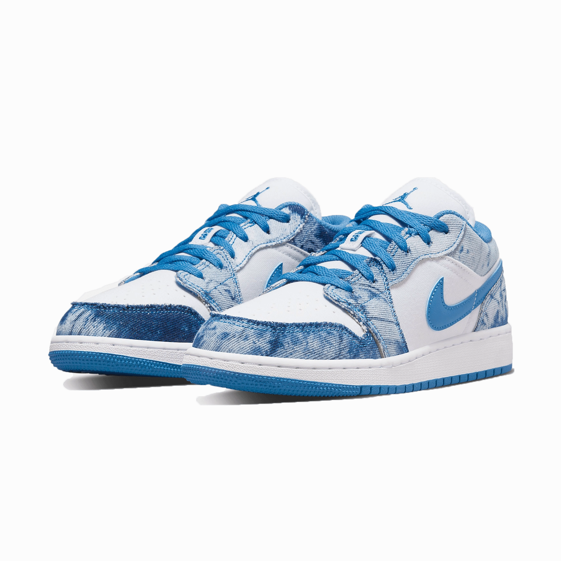 Air Jordan 1 Low GS 'Washed Denim' Air Jordan 1 vintage style sneakers
