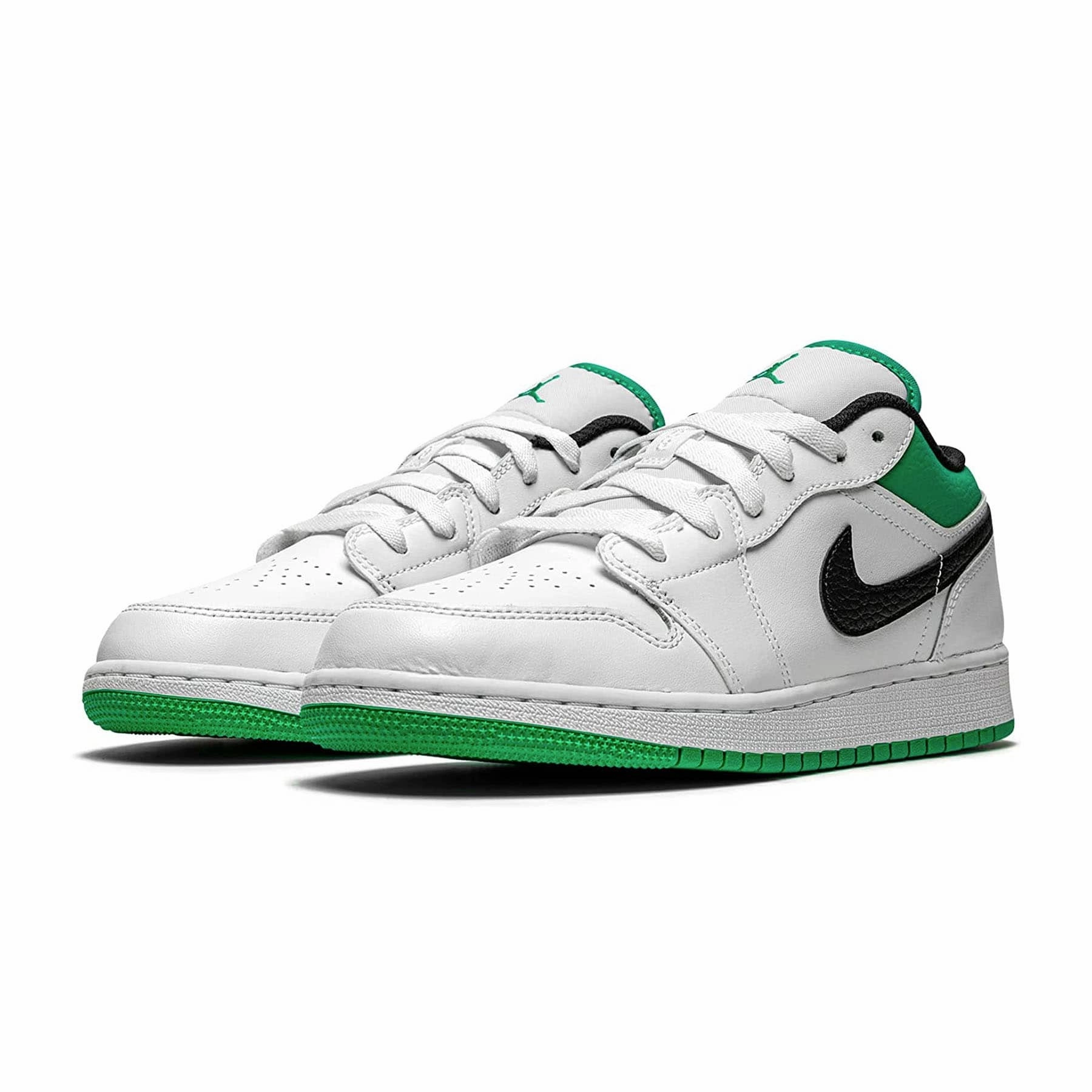 Air Jordan 1 Low GS 'White Lucky Green' Air Jordan 1 Low lifestyle shoes