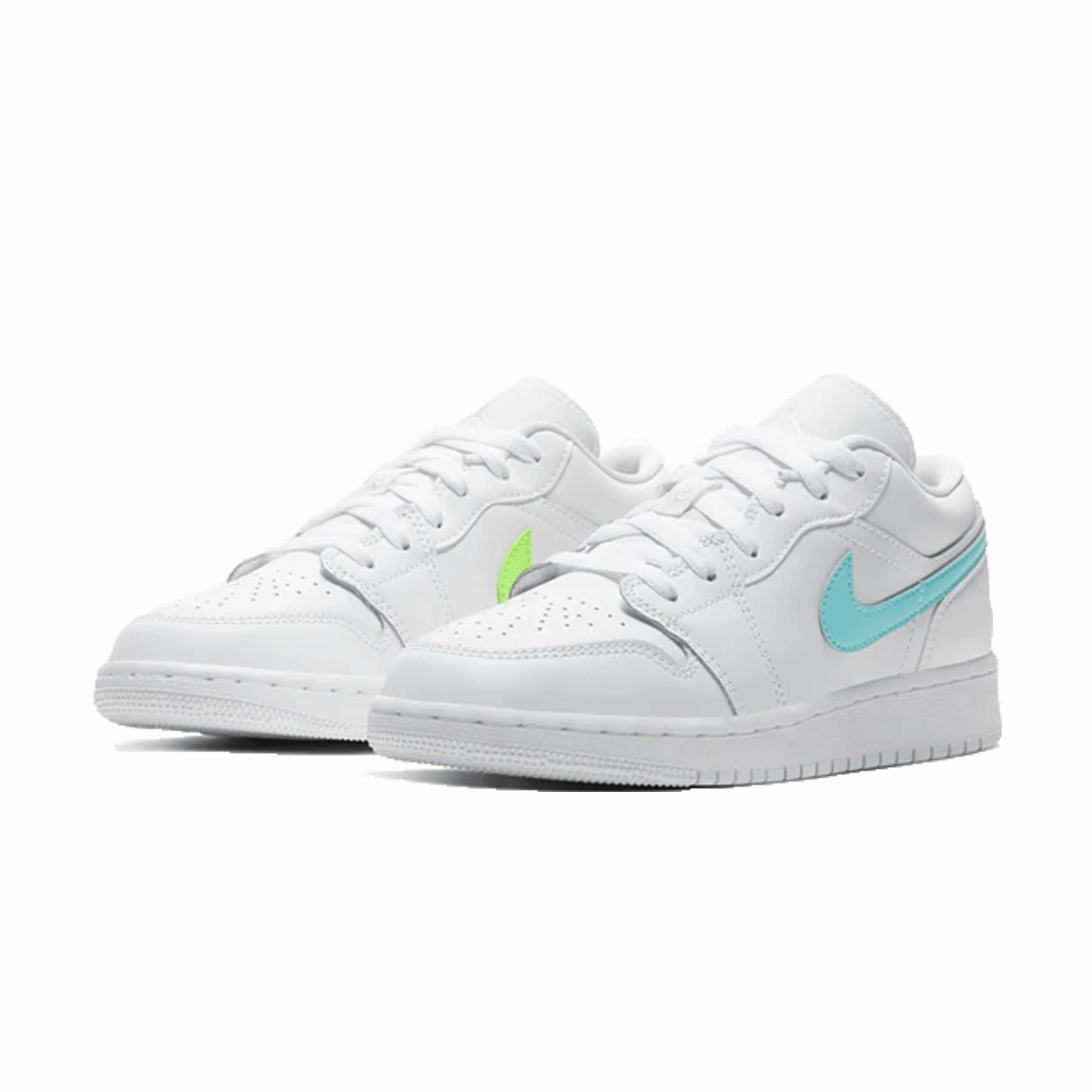 Air Jordan 1 Low GS 'White Neon' Air Jordan 1 Low lifestyle shoes