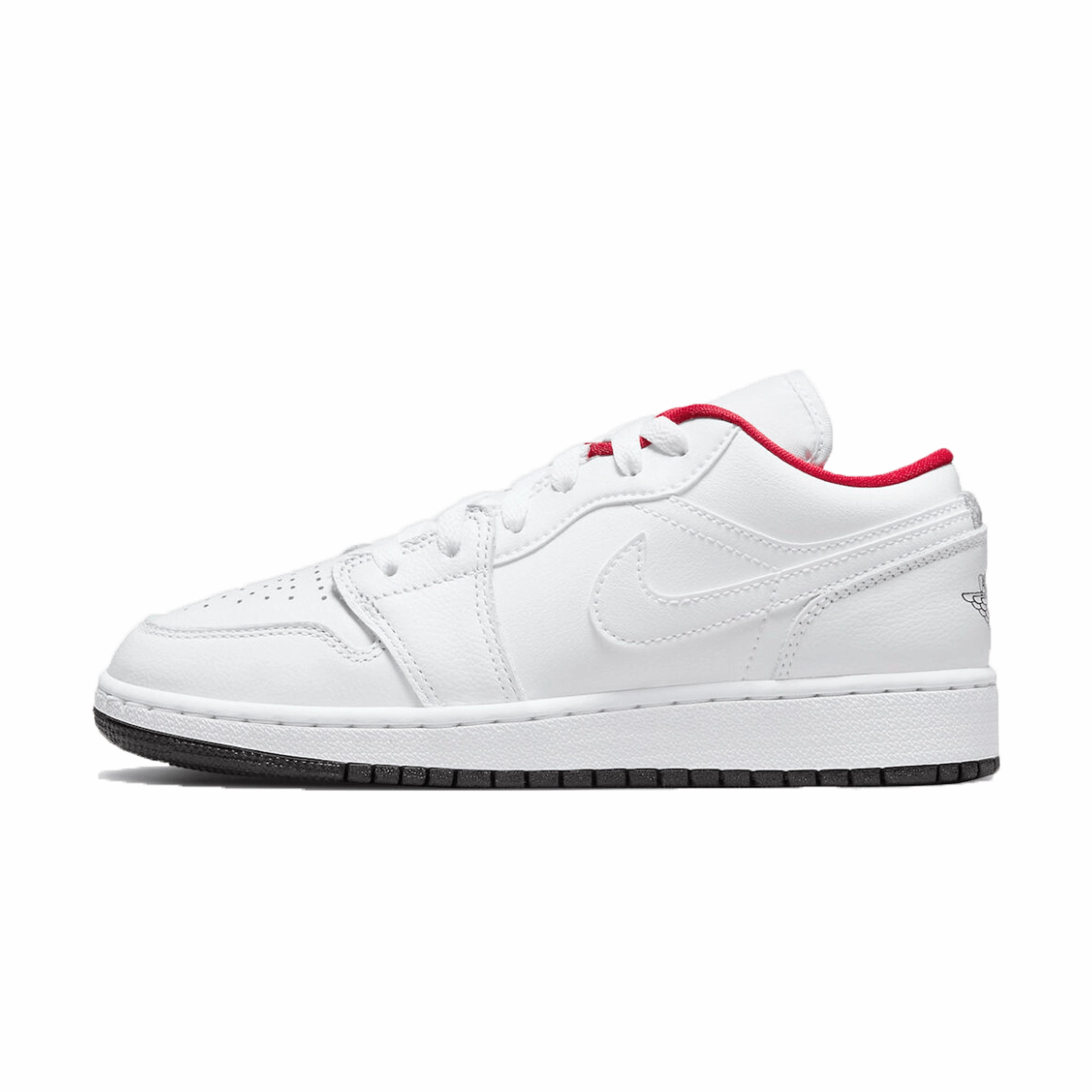 Air Jordan 1 Low GS White Black Infrared Air Jordan 1 Low sneakers perfect for casual outfits