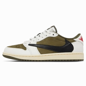 Air Jordan 1 Low OG x Travis Scott SP 'Medium Olive' Air Jordan 1 Low sneakers perfect for casual outfits