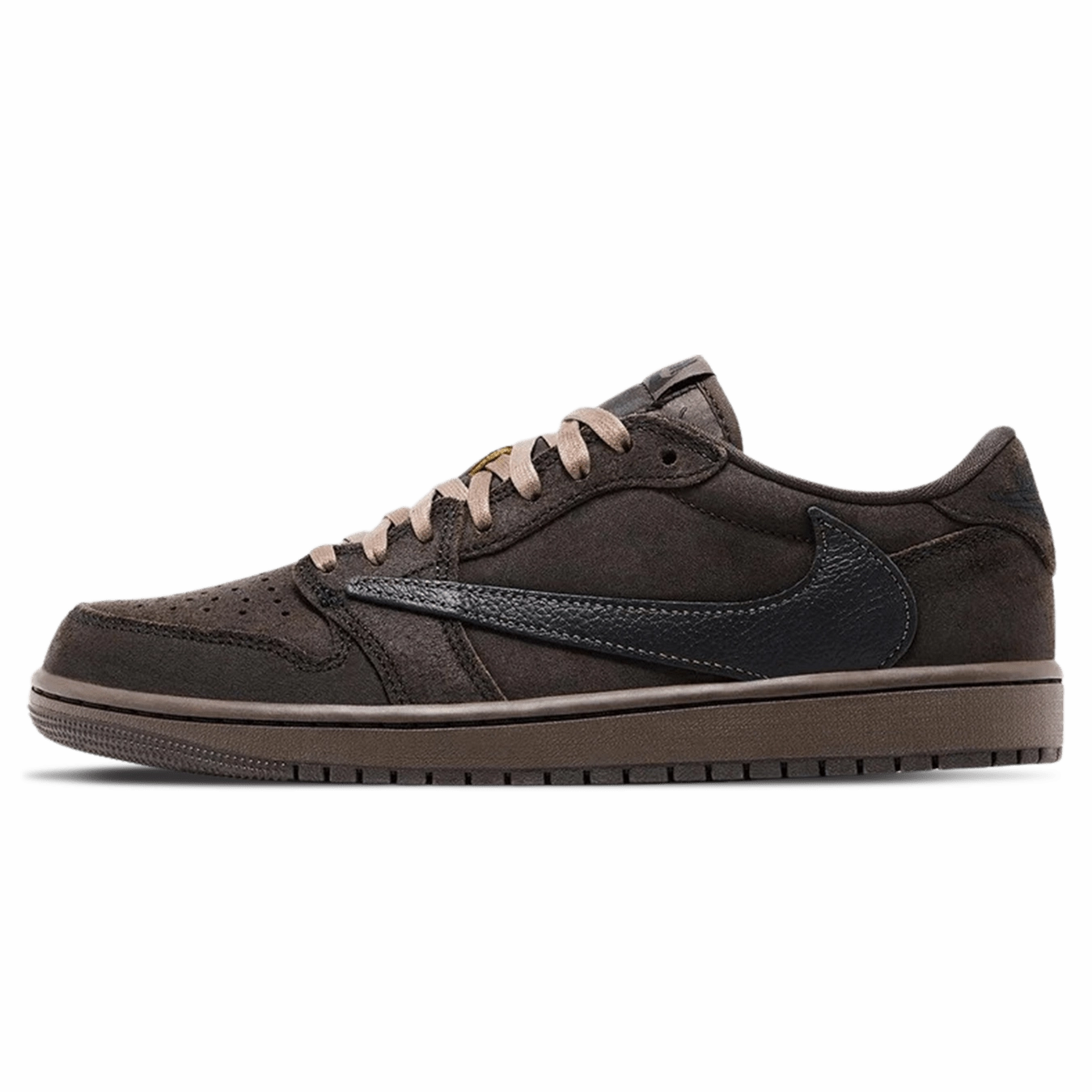 Air Jordan 1 Low OG x Travis Scott SP 'Velvet Brown' Air Jordan 1 Low sneakers perfect for casual outfits
