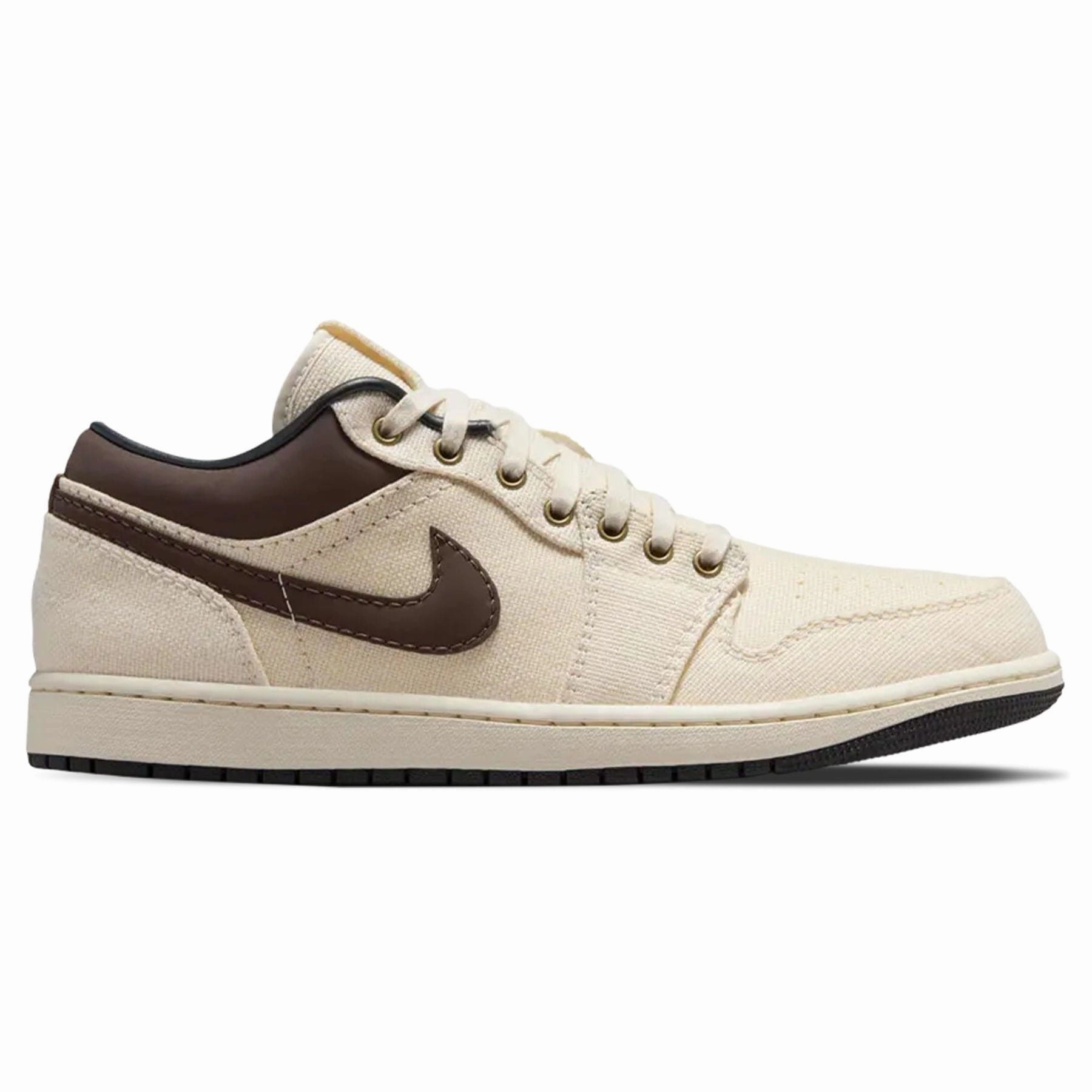 Air Jordan 1 Low Premium 'Ivory Baroque Brown' Air Jordan 1 Low lifestyle shoes