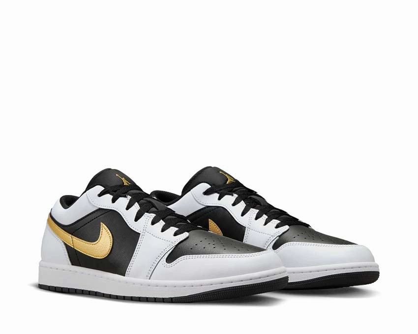Air Jordan 1 Low "Metallic Gold" Mens court performance shoes