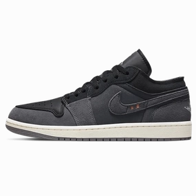 Air Jordan 1 Low SE Craft 'Inside Out - Black' Air Jordan 1 Low sneakers perfect for casual outfits