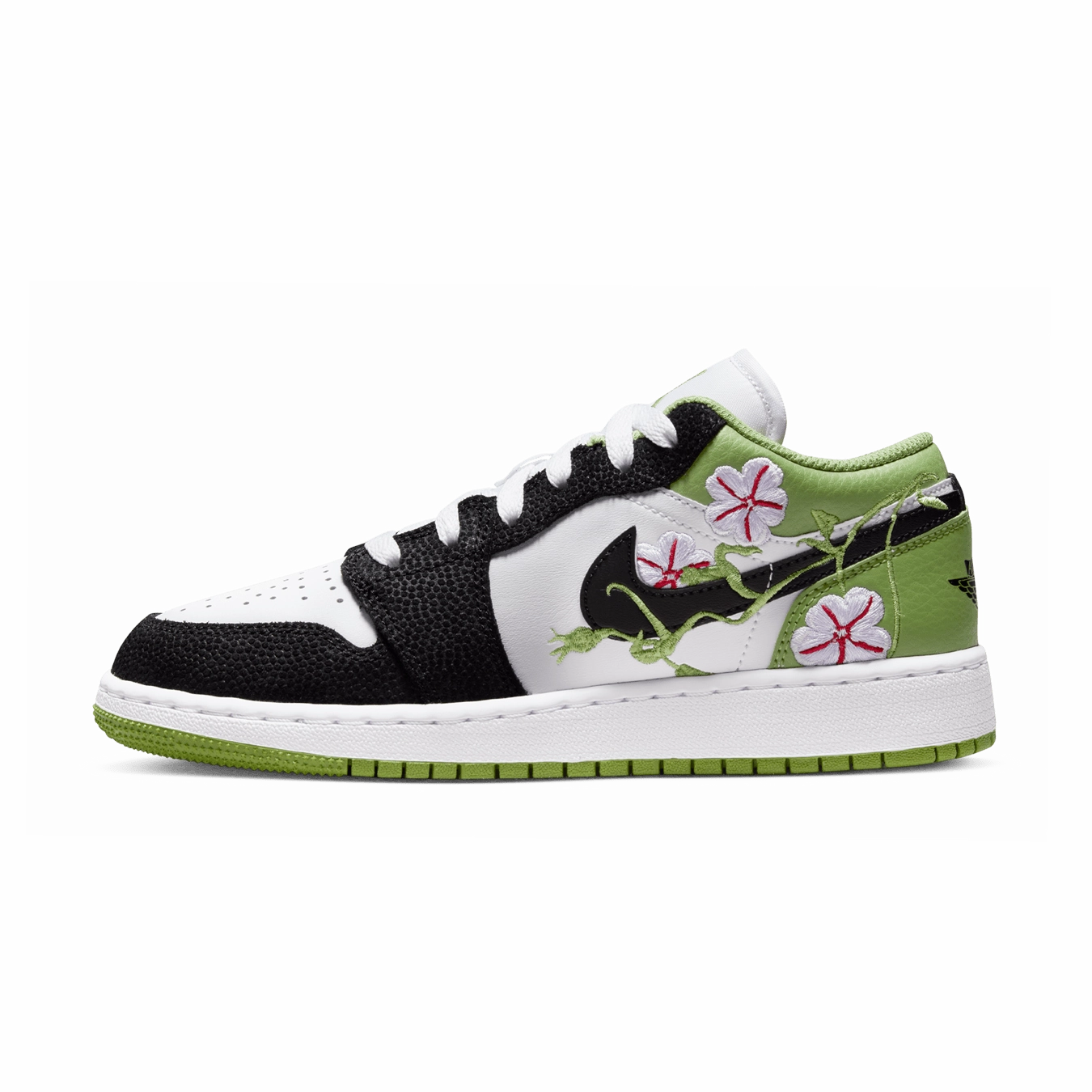 Air Jordan 1 Low SE GS 'Floral' Air Jordan 1 Low sneakers perfect for casual outfits