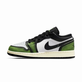 Air Jordan 1 Low SE GS Electric Green Air Jordan 1 Low sneakers perfect for casual outfits
