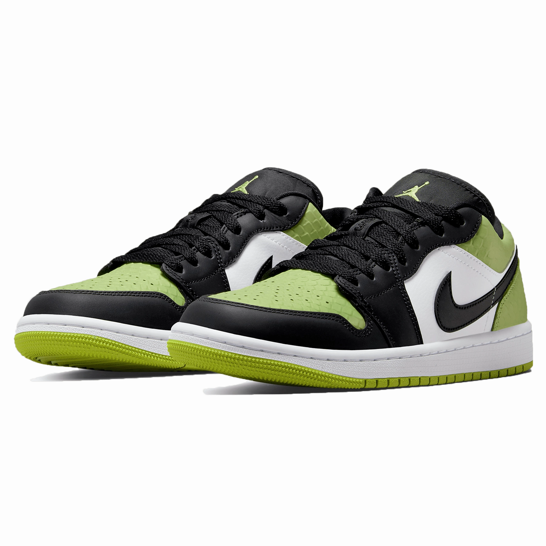 Air Jordan 1 Low SE Wmns 'Vivid Green Snakeskin Air Jordan 1 Low lifestyle shoes