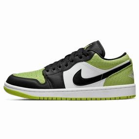 Air Jordan 1 Low SE Wmns 'Vivid Green Snakeskin Air Jordan 1 Low sneakers perfect for casual outfits