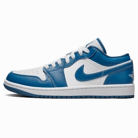 Air Jordan 1 Low Wmns 'Marina Blue' Air Jordan 1 Low sneakers perfect for casual outfits