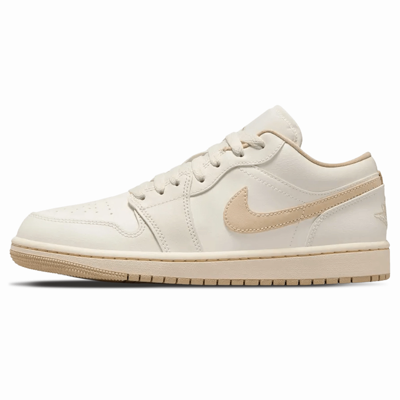 Air Jordan 1 Low Wmns 'Sail Rattan' Air Jordan 1 Low sneakers perfect for casual outfits
