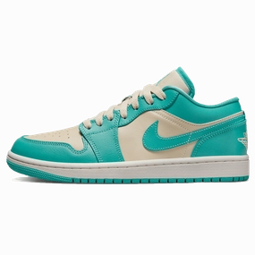 Air Jordan 1 Low Wmns 'Tropical Teal Sandy Beige' Air Jordan 1 Low sneakers perfect for casual outfits