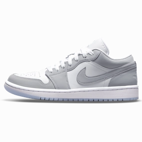 Air Jordan 1 Low Wmns 'White Wolf Grey' Air Jordan 1 Low sneakers perfect for casual outfits